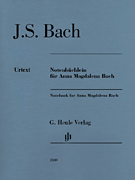 Notebook for Anna Magdalena Bach piano sheet music cover